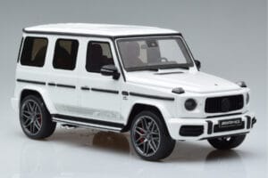 Mercedes AMG G63 Edition 55 W463 Balts GT Spirit 1:18 GT890 Sveķi — attēls 4 no 6