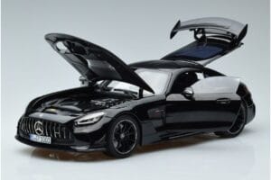 Mercedes AMG GT C190 Black Series Melns Norev 1:18 183900 Metāls — attēls 2 no 7