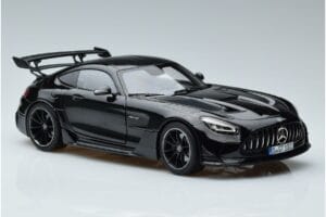 Mercedes AMG GT C190 Black Series Melns Norev 1:18 183900 Metāls — attēls 5 no 7