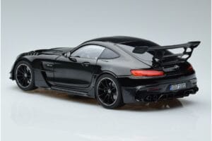 Mercedes AMG GT C190 Black Series Melns Norev 1:18 183900 Metāls — attēls 6 no 7