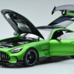 Mercedes AMG GT C190 Black Series Zaļš Hell Magno Ierobežots Izdevums Norev 1:18 183903 Metāls - image 2 of 7