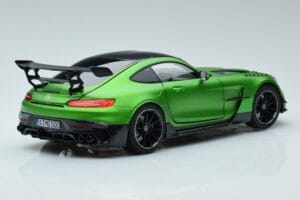 Mercedes AMG GT C190 Black Series Zaļš Hell Magno Ierobežots Izdevums Norev 1:18 183903 Metāls — attēls 3 no 7