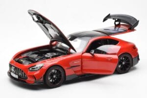 Mercedes AMG GT Black Series Sarkans Asia Exclusive Norev 1:18 183906 Metāls — attēls 2 no 8