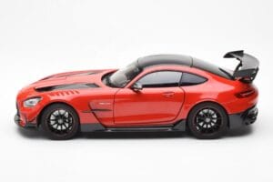 Mercedes AMG GT Black Series Sarkans Asia Exclusive Norev 1:18 183906 Metāls — attēls 4 no 8