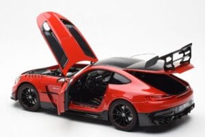 Mercedes AMG GT Black Series Sarkans Asia Exclusive Norev 1:18 183906 Metāls — attēls 5 no 8