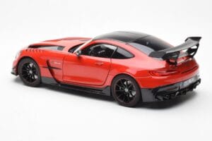 Mercedes AMG GT Black Series Sarkans Asia Exclusive Norev 1:18 183906 Metāls — attēls 7 no 8