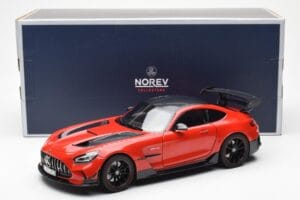 Mercedes AMG GT Black Series Sarkans Asia Exclusive Norev 1:18 183906 Metāls — attēls 8 no 8