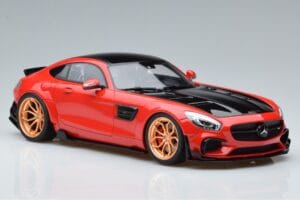 Mercedes AMG GT Prior Design C190 Sarkans GT Spirit 1:18 ZM104 Sveķi — attēls 4 no 6