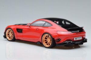 Mercedes AMG GT Prior Design C190 Sarkans GT Spirit 1:18 ZM104 Sveķi — attēls 5 no 6
