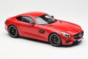 Mercedes AMG GT C190 Sarkans Norev 1:18 183496 Metāls — attēls 6 no 8