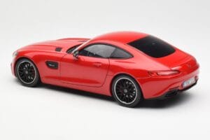 Mercedes AMG GT C190 Sarkans Norev 1:18 183496 Metāls — attēls 7 no 8