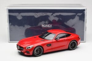 Mercedes AMG GT C190 Sarkans Norev 1:18 183496 Metāls — attēls 8 no 8