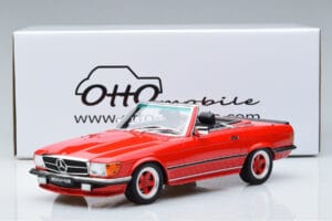 Mercedes AMG SL500 R107 Sarkans Otto 1:18 OT962 Sveķi — attēls 6 no 6