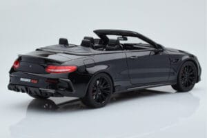 Mercedes Brabus 650 Kabriolets Melns GT Spirit 1:18 GT206 Sveķi — attēls 2 no 6