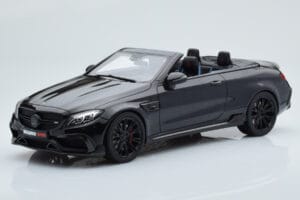 Mercedes Brabus 650 Kabriolets Melns GT Spirit 1:18