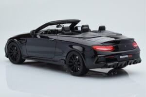 Mercedes Brabus 650 Kabriolets Melns GT Spirit 1:18 GT206 Sveķi — attēls 5 no 6