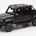 Mercedes Brabus G800 W463 Adventure XLP Night Melns Magno Almost Real 1:18