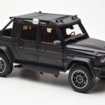 Mercedes Brabus G800 W463 Adventure XLP Night Melns Magno Almost Real 1:18 - image 6 of 8