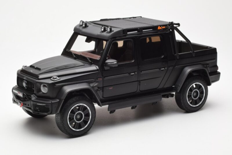 Mercedes Brabus G800 W463 Adventure XLP Night Melns Magno Almost Real 1:18
