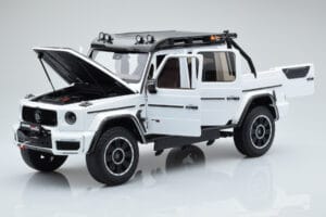 Mercedes Brabus G800 W464 Adventure XLP Polar Balts Almost Real 1:18 860524 Metāls — attēls 2 no 8