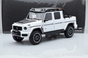 Mercedes Brabus G800 W464 Adventure XLP Polar Balts Almost Real 1:18 860524 Metāls — attēls 8 no 8