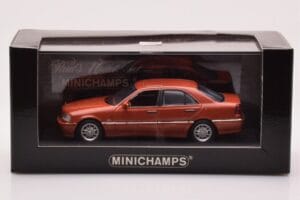 Mercedes C-Class W202 C240 Oranžs Metaliks Minichamps 1:43 430037000 Metāls — attēls 4 no 4