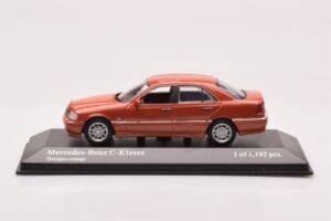 Mercedes C-Class W202 C240 Oranžs Metaliks Minichamps 1:43