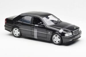 Mercedes C-Class W202 C36 AMG Melns Metaliks UT Models 1:18 26102 Metāls — attēls 4 no 6