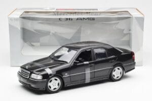 Mercedes C-Class W202 C36 AMG Melns Metaliks UT Models 1:18 26102 Metāls — attēls 6 no 6