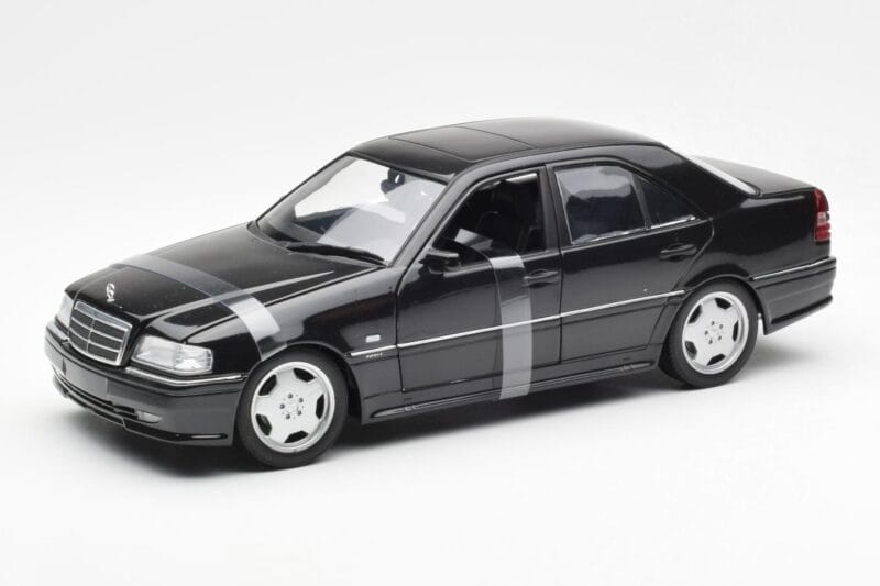 Mercedes C-Class W202 C36 AMG Melns Metaliks UT Models 1:18