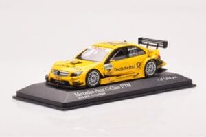 Mercedes C-Class W204 DTM Deutsche Post AMG Mercedes #17 D. Coulthard DTM 2010 Minichamps 1:43 400103817 Metāls — attēls 2 no 4