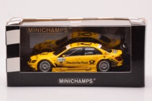 Mercedes C-Class W204 DTM Deutsche Post AMG Mercedes #17 D. Coulthard DTM 2010 Minichamps 1:43 400103817 Metāls — attēls 4 no 4