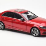 Mercedes C-Class W205 Sarkans Metallic Asia Exclusive Norev 1:18 - image 6 of 8