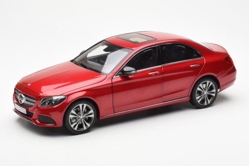 Mercedes C-Class W205 Sarkans Metallic Asia Exclusive Norev 1:18