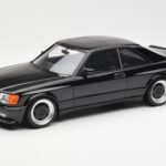 Mercedes 560 SEC C126 AMG Widebody Melns Otto 1:18