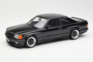 Mercedes 560 SEC C126 AMG Widebody Melns Otto 1:18