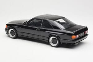 Mercedes 560 SEC C126 AMG Widebody Melns Otto 1:18 OT187 Sveķi — attēls 5 no 6