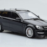 Mercedes C63 AMG S204 T-Model Melns GT Spirit 1:18 - image 4 of 6