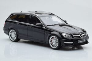 Mercedes C63 AMG S204 T-Model Melns GT Spirit 1:18 GT760 Sveķi — attēls 4 no 6