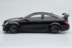 Mercedes C63 AMG W204 Black Series Melns GT Spirit 1:18 ZM019 Sveķi — attēls 3 no 7