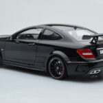Mercedes C63 AMG W204 Black Series Melns GT Spirit 1:18 - image 5 of 7
