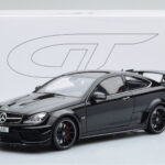 Mercedes C63 AMG W204 Black Series Melns GT Spirit 1:18 - image 7 of 7