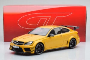 Mercedes C63 AMG W204 Black Series Zeltains GT Spirit 1:18 GT034 Sveķi — attēls 6 no 6