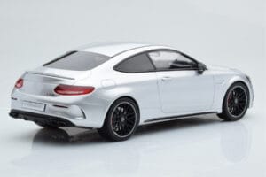 Mercedes C63S AMG C205 Coupe Sudrabs GT Spirit 1:18 GT116 Sveķi — attēls 2 no 6
