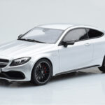 Mercedes C63S AMG C205 Coupe Sudrabs GT Spirit 1:18