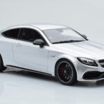 Mercedes C63S AMG C205 Coupe Sudrabs GT Spirit 1:18 - image 4 of 6