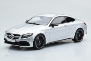 Mercedes C63S AMG C205 Coupe Sudrabs GT Spirit 1:18