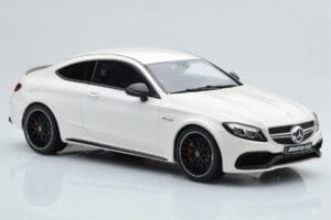 Mercedes C63S AMG C205 Coupe Balts GT Spirit 1:18 B66965707 Sveķi — attēls 4 no 6