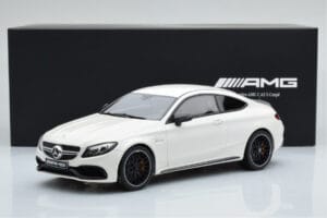 Mercedes C63S AMG C205 Coupe Balts GT Spirit 1:18 B66965707 Sveķi — attēls 6 no 6