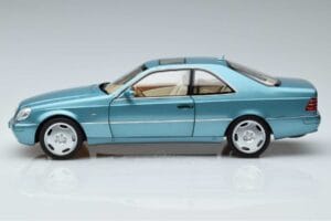 Mercedes CL600 C140 Zils Metallik Norev 1:18 183448 Metāls — attēls 4 no 7